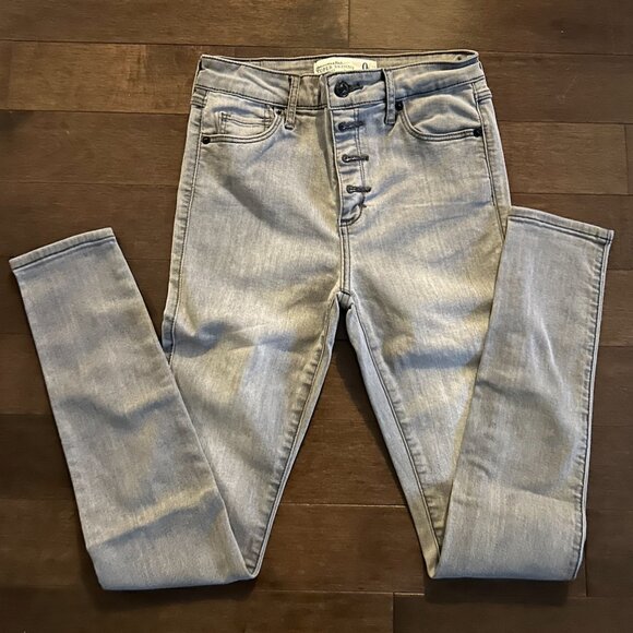 Abercrombie & Fitch Grey Jeans - Picture 1 of 1